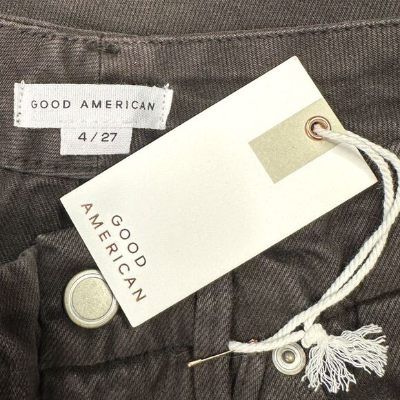 Good American Good 90’s Duster Straight Leg Jeans - Coffee001 - 4/27 - Coffee001 - Picture 7 of 8